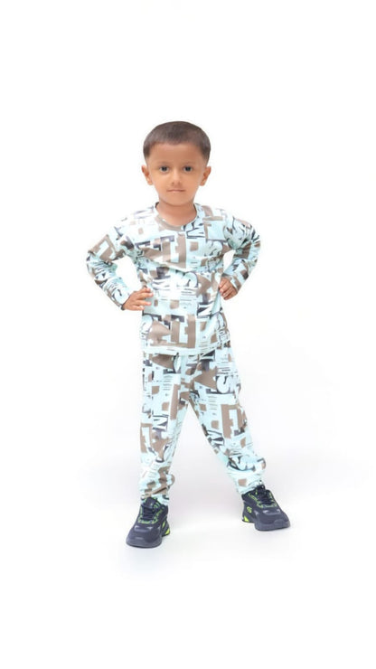 Kids Printed Lounge Co-Ord Set