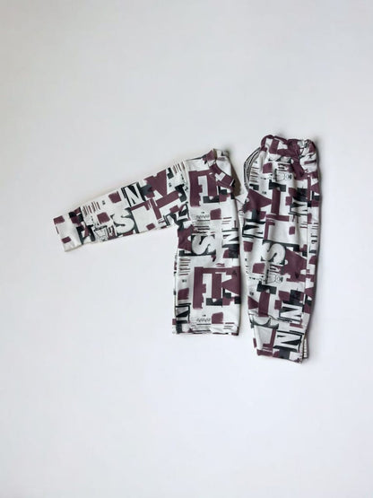 Kids Printed Lounge Co-Ord Set