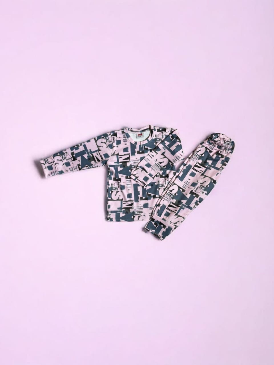Kids Printed Lounge Co-Ord Set